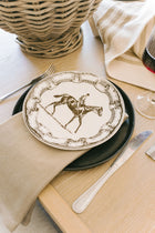 Vintage-Inspired Horse and Rider Plate