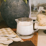 Glass Milk Pitcher