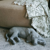 Napping Dog Sculpture
