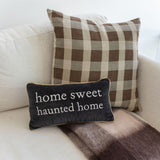 Olive Checkered Pillow - 22"x22"