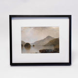 Cloudy Lake Wall Art