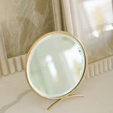 Antique Brass Folding Mirror