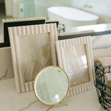 Antique Brass Folding Mirror