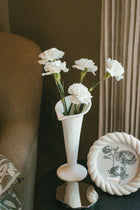 Trumpet Vase - White