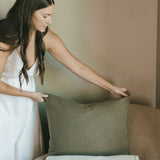Velvet Bolster Pillow - 7"x21"