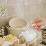 Glass Milk Pitcher