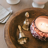 Citronella Candle in Marbled Glass