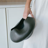 Organic-Shaped Vase - Matte Black
