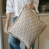 Geometric Fringe Pillow - 20"x20"
