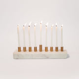 Natural Stone Menorah