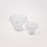 Glass Pedestal Bowl - 2 Sizes