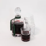 Decanter and Lowball Drinking Glasses - Set of 7