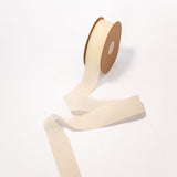 Velvet Corduroy Ribbon - Ivory - 7/8" x 10 yards