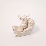 Santa and Sleigh Salt and Pepper Shakers
