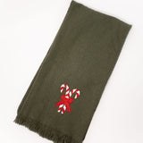 Candy Cane Tea Towel