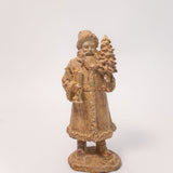 Wood Santa Figurine