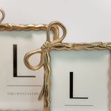 Gold Bow Picture Frame - 2 Sizes