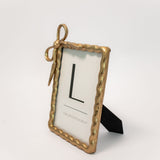 Gold Bow Picture Frame - 2 Sizes