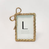 Gold Bow Picture Frame - 2 Sizes