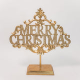 Merry Christmas Sign on Stand
