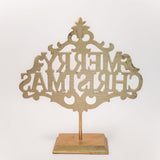 Merry Christmas Sign on Stand