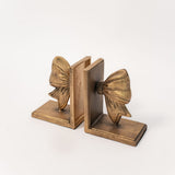 Gold Bow Bookends