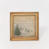 Silent Night Music Sheet Framed Art