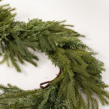 Mixed Pine, Juniper and Cedar Garland - 6'