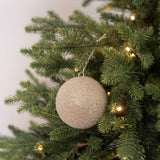 Glitter Ornament - Champagne