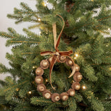 Acorn Wreath Ornament with Ribbon