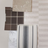 Chateau Toile Grey Wallpaper