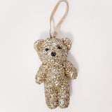 Glitter Teddy Bear Ornament