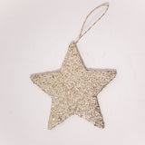 Glitter Star Ornament - 3 Sizes