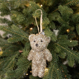Glitter Teddy Bear Ornament