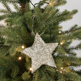 Glitter Star Ornament - 3 Sizes
