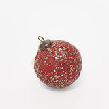 Glitter Speckled Ornament - Red