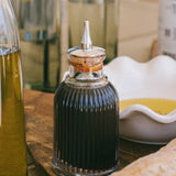 Vintage-Inspired Glass Oil Cruet with Pour Spout - 2 Styles