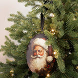Santa Disc Ornament