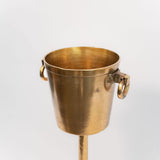 Aluminum Ice Bucket on Stand