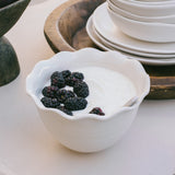 Ruffle Stoneware Bowl