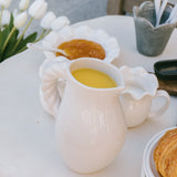 Twisted Handle Ceramic Pitcher