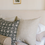 Block Print Pillow - 26"x26"