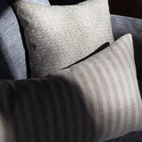 Jace Striped Lumbar Pillow - Cream + Beige - 26"x14"