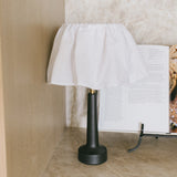 Ruffled Curtain Table Lamp