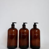 Glass Amber Liquid Pumps