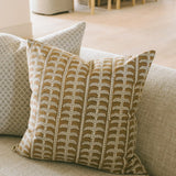 Block Print Linen Blend Pillow - 24"x24"