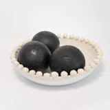Black Teak Orbs - Set of 3