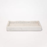 White Marble Rectangle Tray