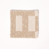 Proper Stripe Coasters - Set of 4 - White and Tan