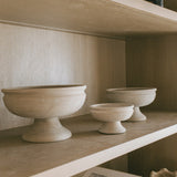 Ceramic Compote Pedestal Bowl - 3 Sizes